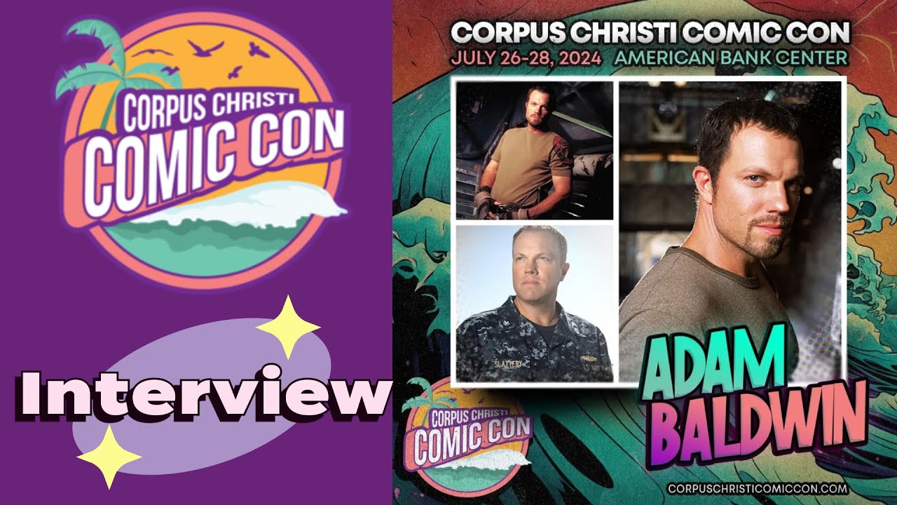 Adam Baldwin 5 Question Interview at Corpus Christi Comic Con July 2024