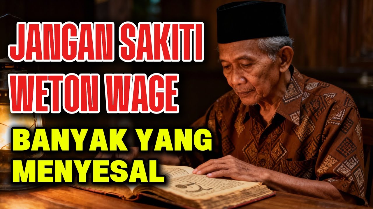 Banyak yang Menyesal Setelah Meremehkan Weton Wage
