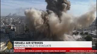 Israeli air strike caught on camera