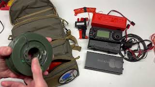 The K4SWL Haversack bag is the very cool finishing touch to my retro POTA Kit.