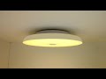 Offdarks smart bluetooth music ceiling light speaker wireless music lamp 36w 48w 72w