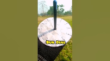 Diy Sundial 🤔 | #shorts #bituexperiment
