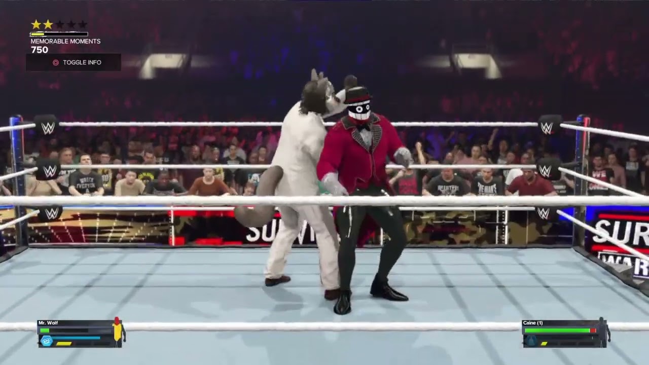 WWE 2K24: Мистер Вольф против Кейна: 4-й раунд