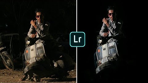 How to Create Black Backdrop in Adobe Lightroom Mobile.