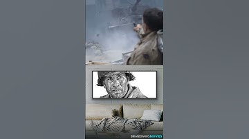 Pencil drawing of Tom Hanks in Saving Private Ryan