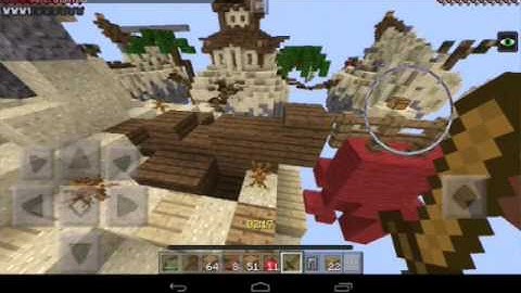 Minecraft Pe | Skywars!-Leet Server