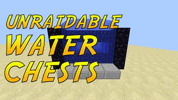 Minecraft: Unraidable Water Chests l Minecraft Faction Tutorials