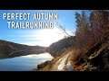 Virtual Run | Pure Trails Along the Water in Magnificent Autumn Sun | Trailrunning Treadmill Workout