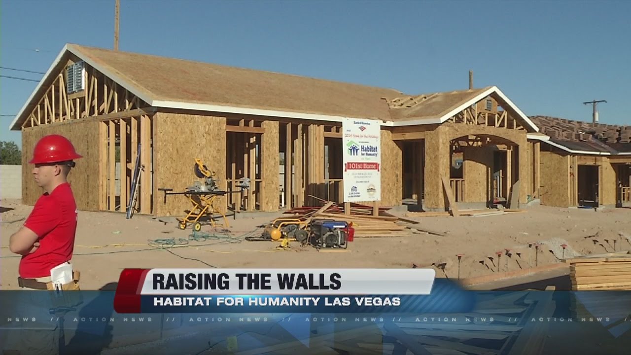 Habitat for Humanity raises wall on 102nd home in Henderson YouTube