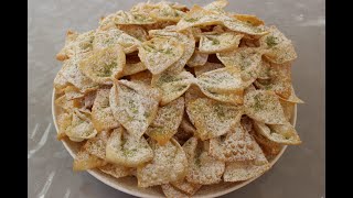 Goshe Feel | گوش فیل | Afghan dessert | From The Kitchen of Roya