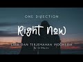 One Direction - Right Now | Lirik Lagu Terjemahan Indonesia