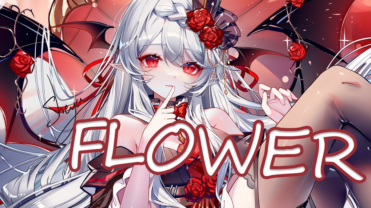 【Nightcore】JISOO FLOWER lyrics YouTube