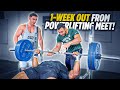 1-Week Out from Mock Powerlifting Meet with German Champ Semih Aygun