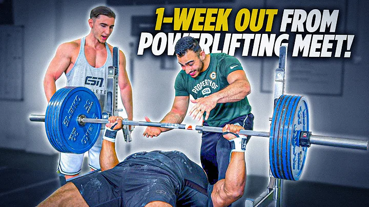 1-Week Out from Mock Powerlifting Meet with German Champ Semih Aygun