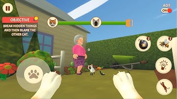 Bad Cat Grandma Simulator Game - Full Gameplay Walkthrough (Android, iOS)