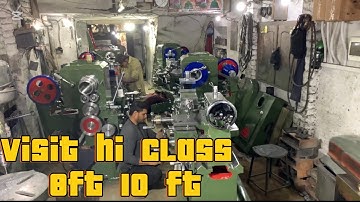 Visit hi class lathe machine 8 ft 10 ft #technology #hardwork #machinetools #hardworkworks
