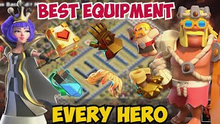 Best Equipment for Every Heors Clash of clans #coc #tamil #roadto50k