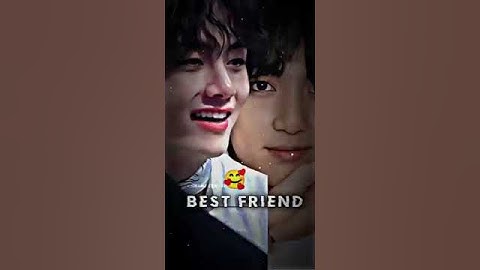 💜ᗷTS⟭⟬💜 kim teahyang and jungkook best friend new whatsApp status🥰  || v and jk status🥵 #shorts