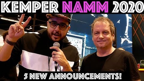 Kemper Namm 2020 - Kones, Kabinets, Speaker Imprints, New Effects and High Low Cuts!