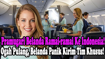 Pramugari Belanda Terdiam Di Bandara. Realita Hidup Di Indonesia Terungkap!