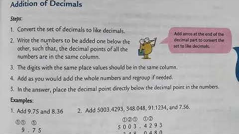Grade 5 Maths | Chapter 5 Decimals | Exercise 5.4