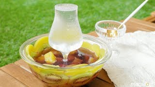 しゅわしゅわあふれる！噴水 フルーツポンチ