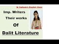 Imp dalit writers  their works rpsc