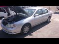 Видео-тест автомобиля Nissan Cefiro (серебро, PA33-552446, VQ25DD, 1999г.)