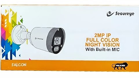 How to Turn OFF Smart IR in IP Camera | Color Night Vision Setting | Secureye Support Ho