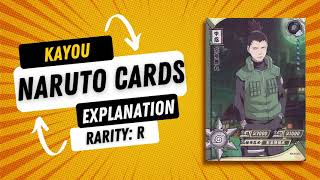 Naruto Kayou Cards Explanation | Everything you wanted to know about R rarity