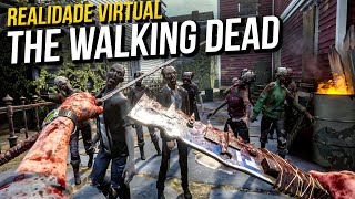 O MELHOR APOCALIPSE ZUMBI que JÁ JOGUEI | THE WALKING DEAD Saints & Sinners INÍCIO DE GAMEPLAY PT-BR screenshot 4