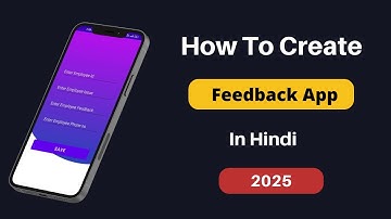 How to Create a Feedback App in Android Studio | feedback android studio | Feedback App