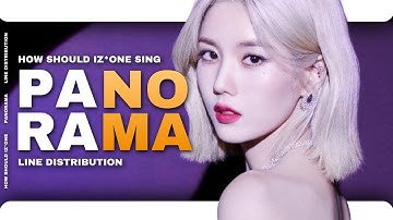How should IZ*ONE sing : Panorama [ New Line Distribution ]