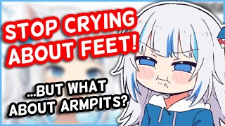 Gura Made a New Year's Resolution And, Yes, It Involves Feet | HololiveEN Clips