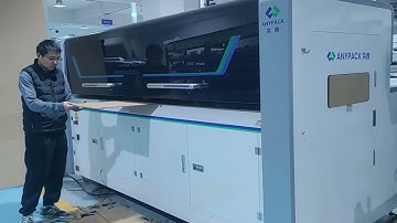 On-demand box making machine from anypack