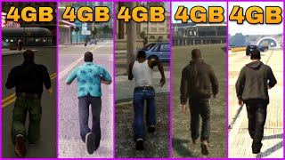 PLAYING ALL GTA GAMES ON 4G RAM ( TEST )