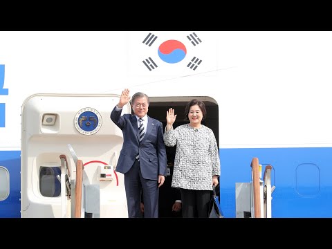 [현장연결] 뉴욕에서 &amp;#39;북핵외교&amp;#39; 마친 문 대통령, 조금전 귀국 / 연합뉴스TV (YonhapnewsTV)