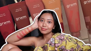 Trying Mae Layug's GRWM Cosmetics ☀️  MORENA & BARE-FACED (Philippines) | Ayn Bernos