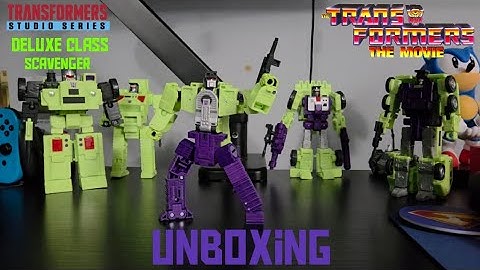 TRANSFORMERS STUDIO SERIES 86 Deluxe Class Scavenger - Unboxing 