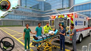 Ambulance City Rescue Simulator 3D Game - 911 Us Emergency Ambulance Mega Hospital Mobile Game  screenshot 5