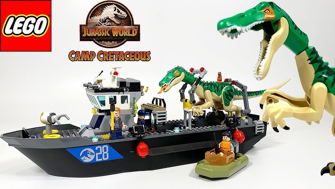 LEGO Jurassic World Dominion 76949 Giganotosaurus & Therizinosaurus Attack  - Why can't they just be friends? [Review] - The Brothers Brick