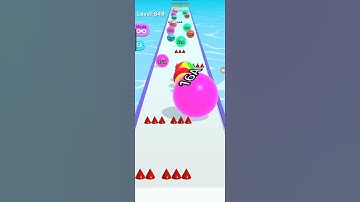 How to play Ball Run 2048 level 849 #ballrun #5minutestech #level849 #games #gameplay #walkthrough