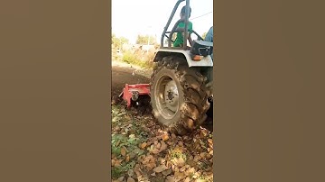 Eicher 5660 tractor se rotavator chalaya #thekisan #tractor #eicher5660 #tractortochan #tractorstatu