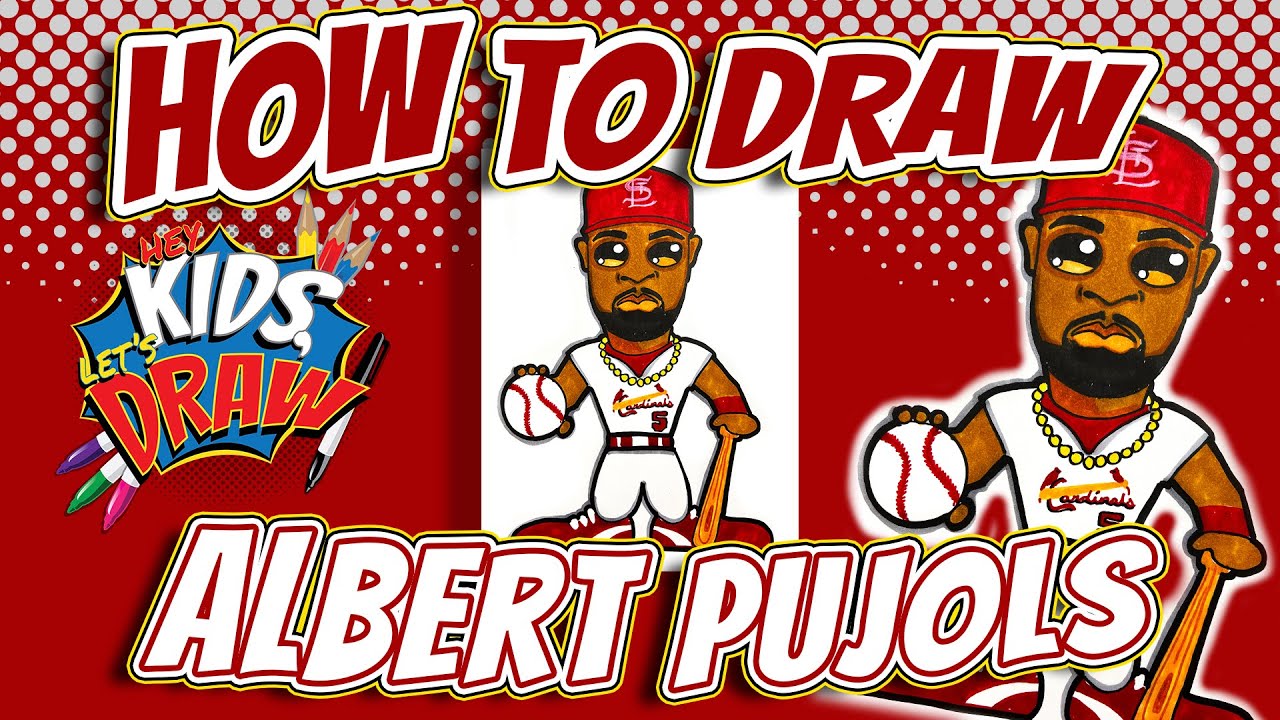 How to Draw Albert Pujols for Kids 