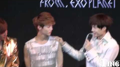 120401 Fancam EXO China showcase Kai Luhan Moment