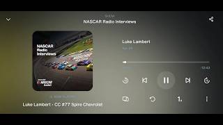luke lambert interview | siriusxm nascar radio (4/29/26)