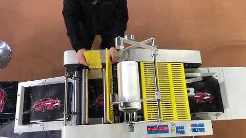 Sysform AUTO-370S/490S Suction Feed Roll Laminator operation