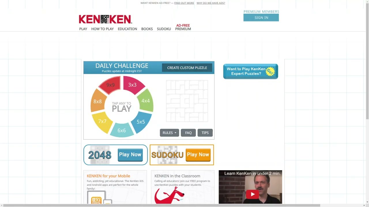 Kenkenページ Solve Daily KenKen Puzzle 9x9 #210425: 6/10/2024 (ASMR) - YouTube