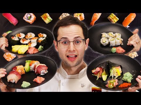 The Try Guys Make Sushi Rolls