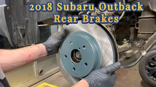 2018 Subaru Outback Rear Brake Replacement